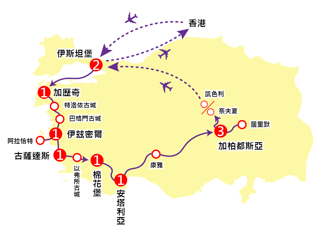 翠明假期12天土耳其(愛琴海岸、岩洞酒店)探索之旅~ PMTI｜翠明假期