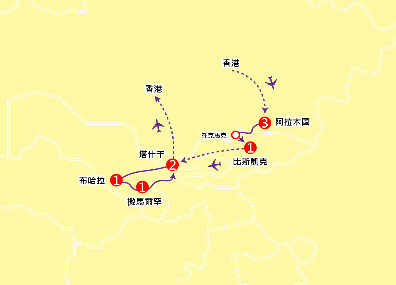 翠明假期10天中亞三國（烏茲別克斯坦、哈薩克斯坦、吉爾吉斯坦）．絲路傳奇之旅~ GMKU｜翠明假期